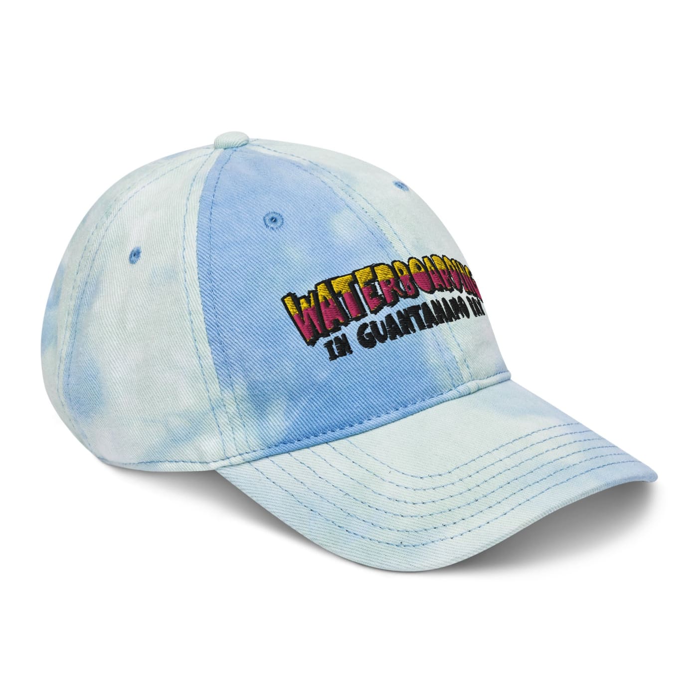 Waterboarding in Guantanamo Bay Tie dye hat - Anti-Torture