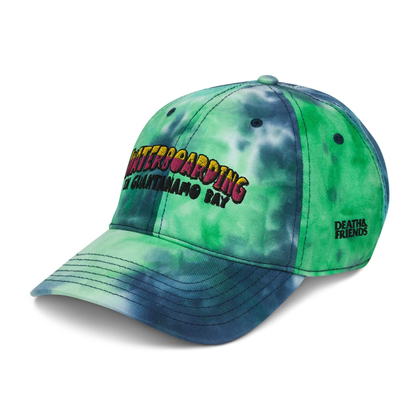 Waterboarding in Guantanamo Bay Tie dye hat - Anti-Torture