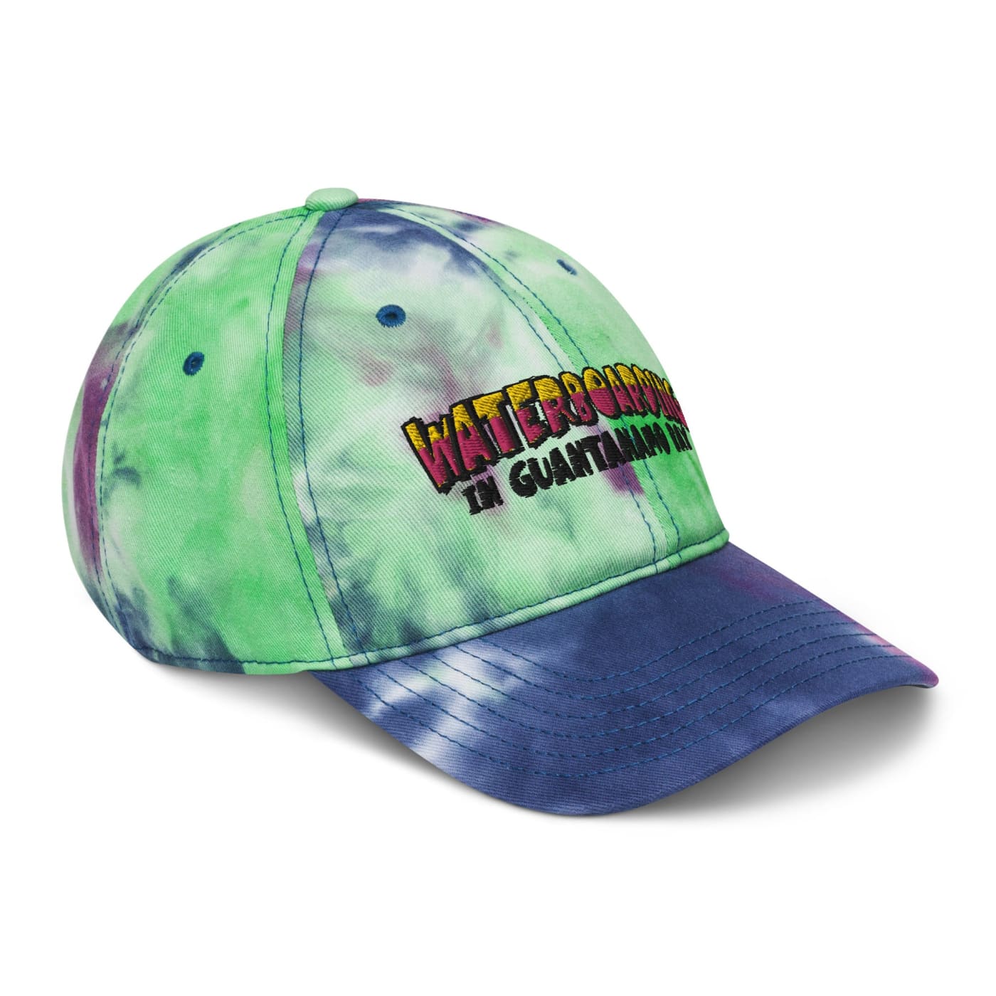 Waterboarding in Guantanamo Bay Tie dye hat - Anti-Torture