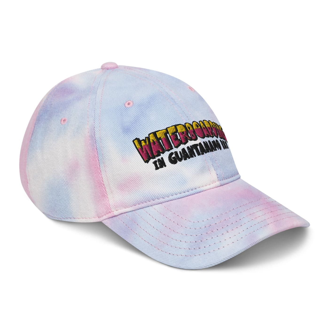 Waterboarding in Guantanamo Bay Tie dye hat - Anti-Torture