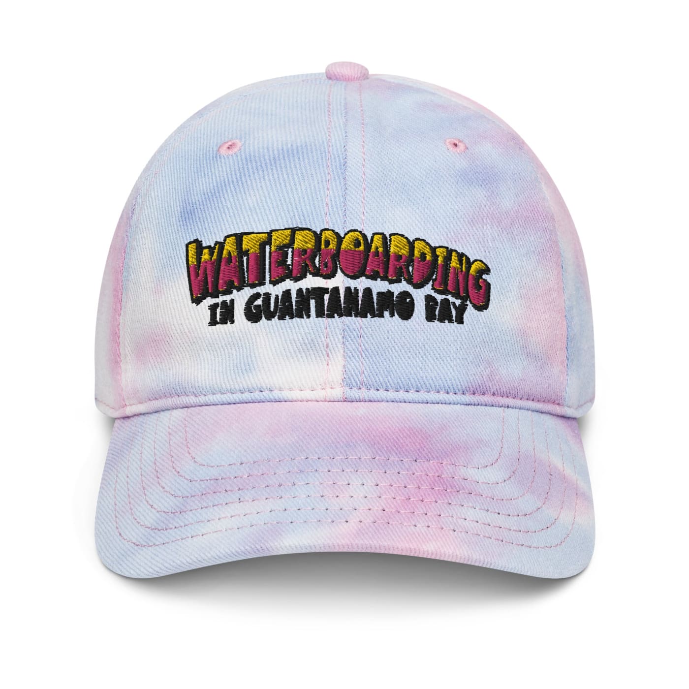 Waterboarding in Guantanamo Bay Tie dye hat - Anti-Torture