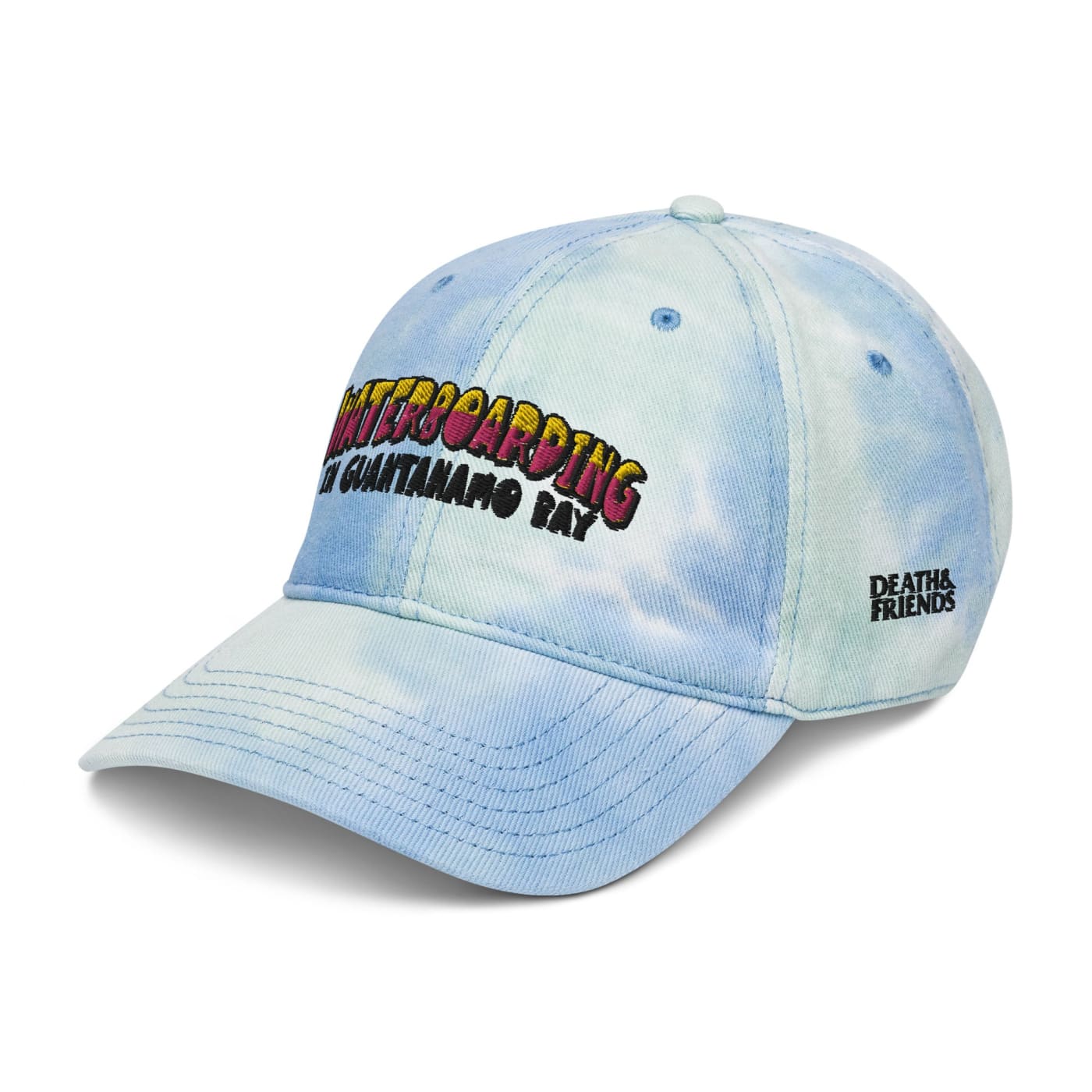 Waterboarding in Guantanamo Bay Tie dye hat - Anti-Torture