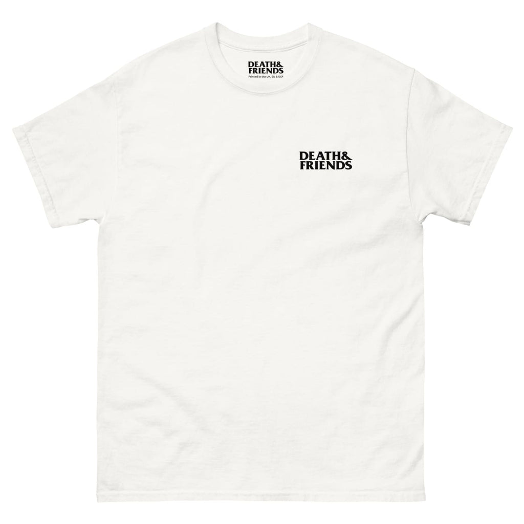 White ’Help in Hand’ t - shirt - Death and Friends