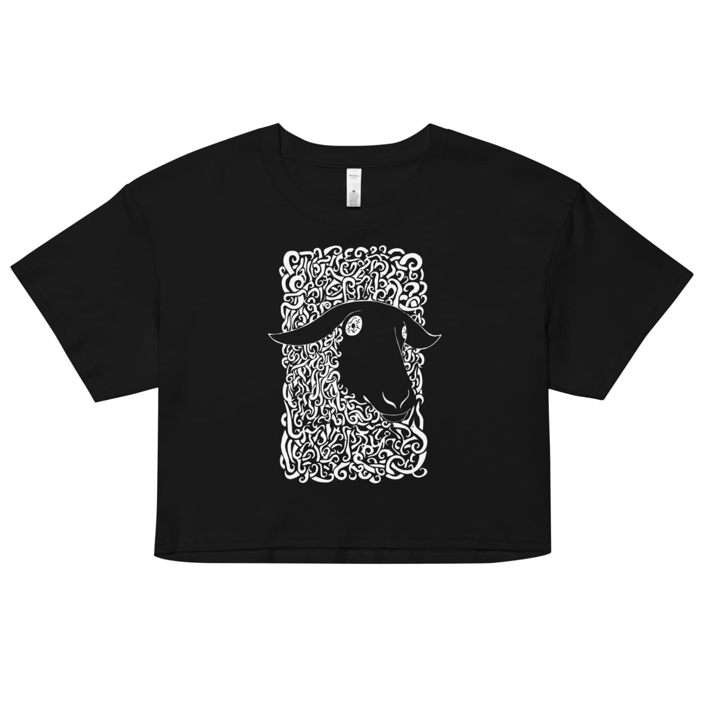 Women’s Black Sheep Crop Top - Death and Friends