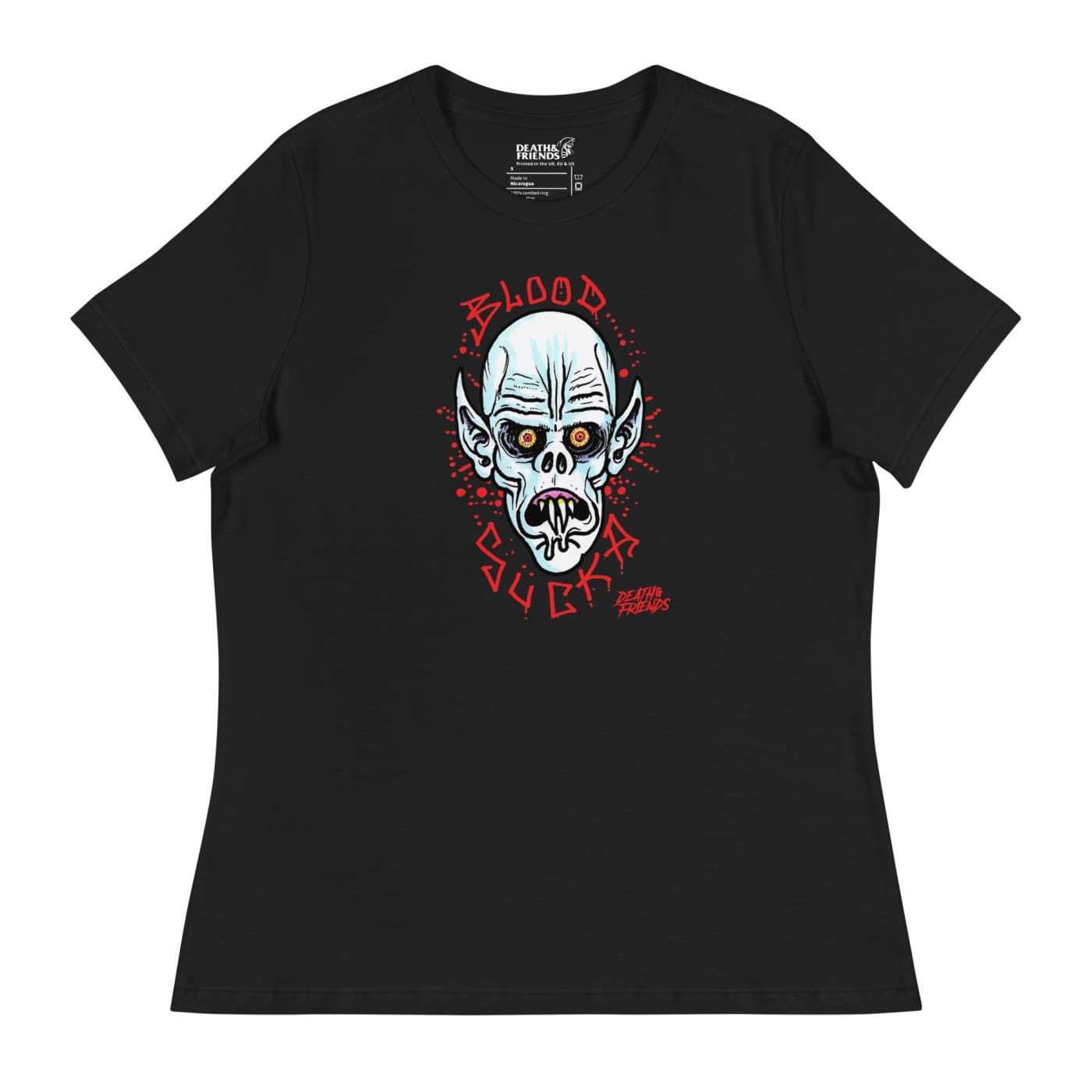 Women’s Blood Sucka T - shirt - Death and Friends