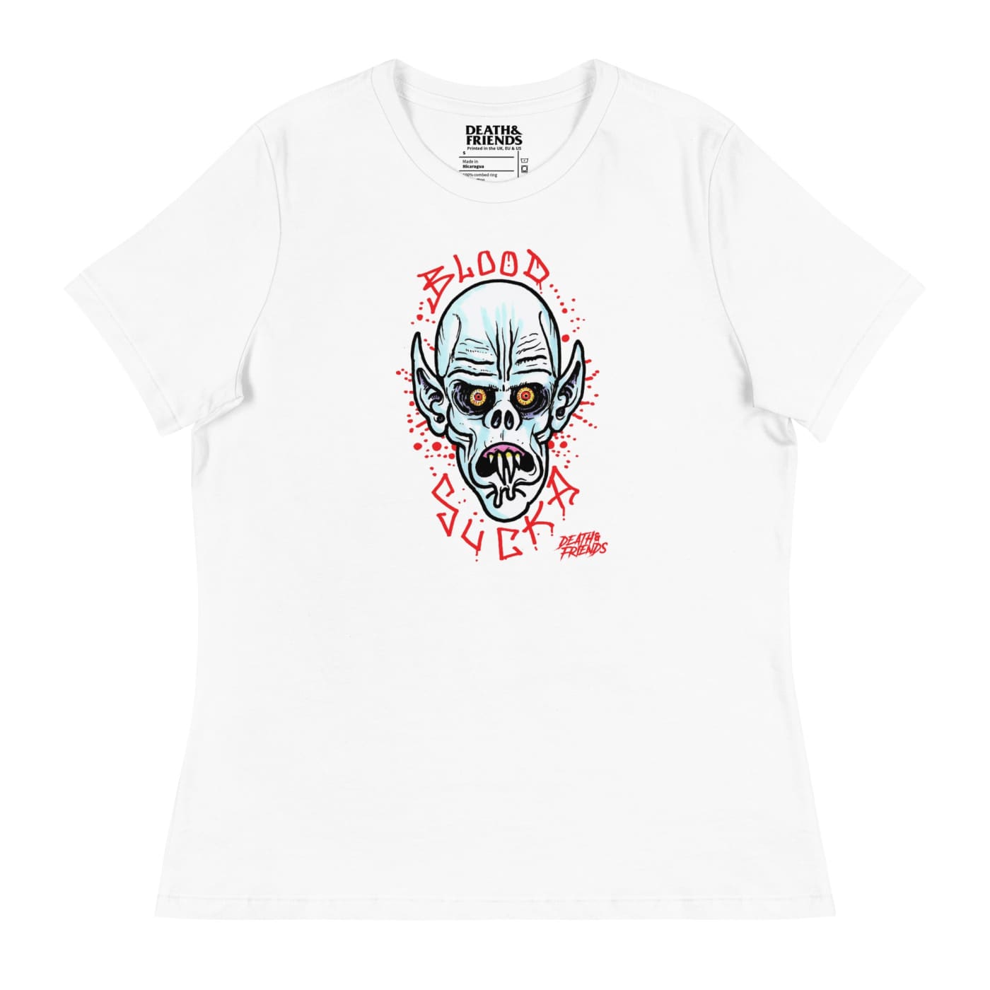 Women’s Blood Sucka T - shirt - Death and Friends