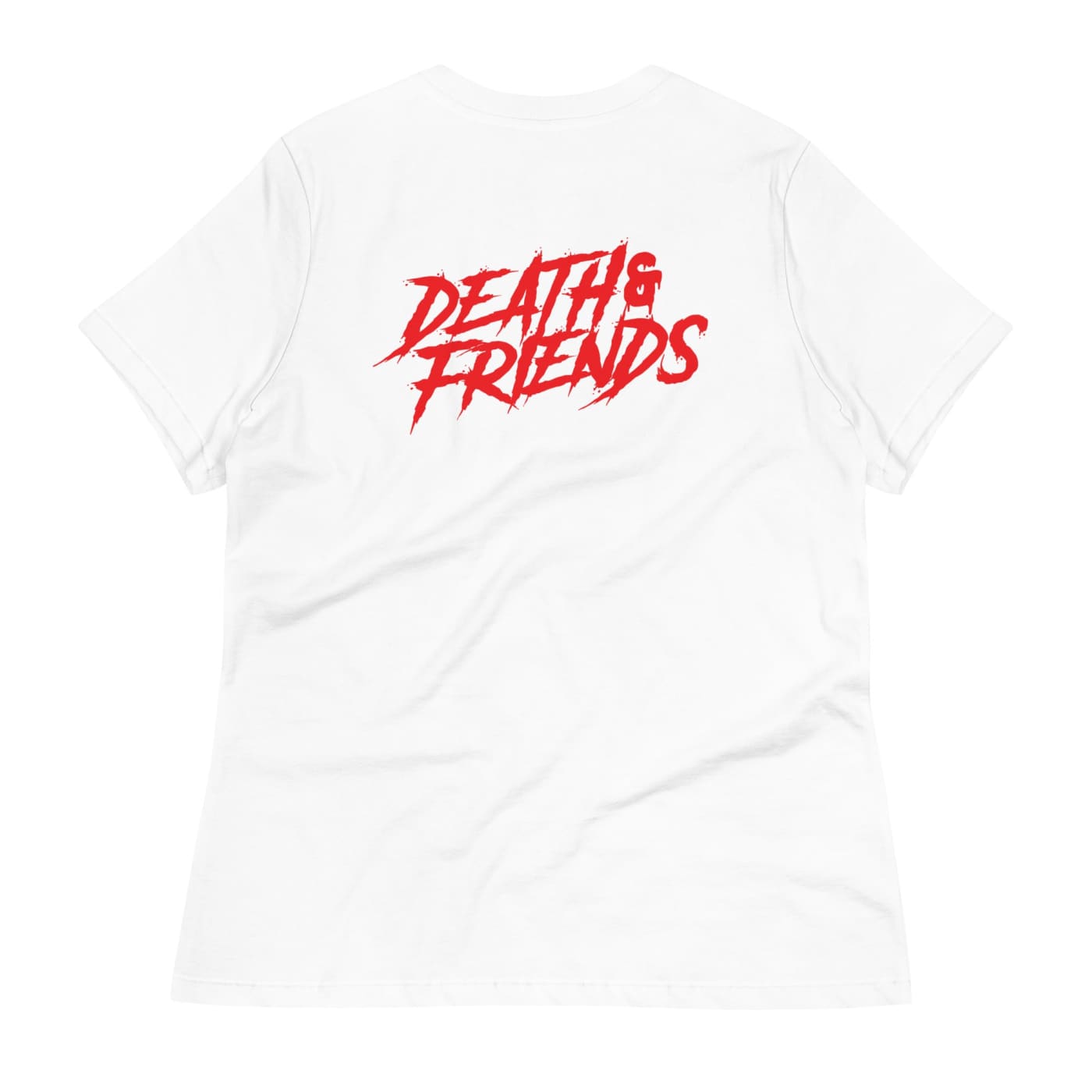 Women’s Cartoon Hail Satan T - Shirt - Death and Friends