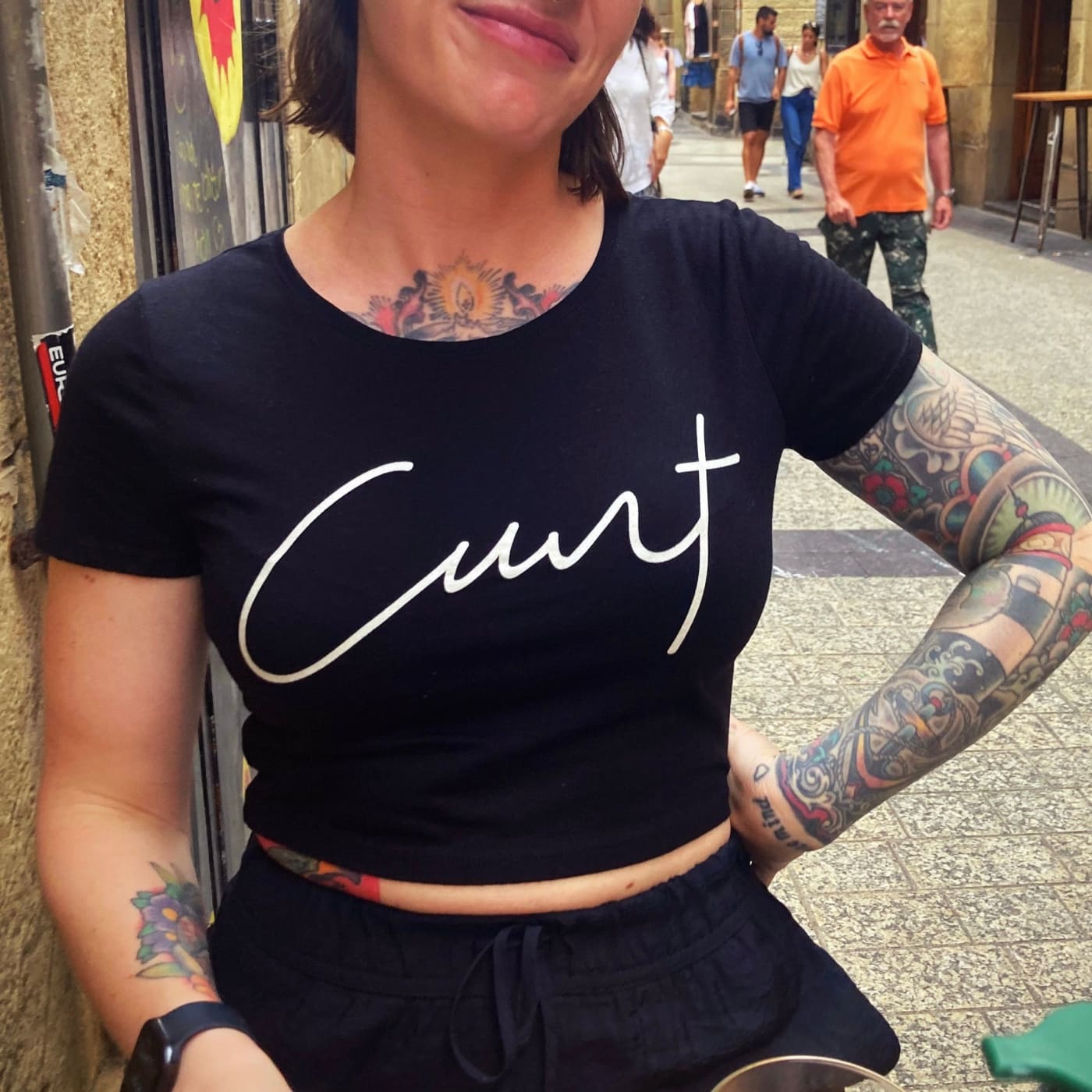 Women’s Cunt crop top - Death and Friends Rude &