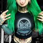 Women’s Hail the Pussy crop top - Death and Friends Cat