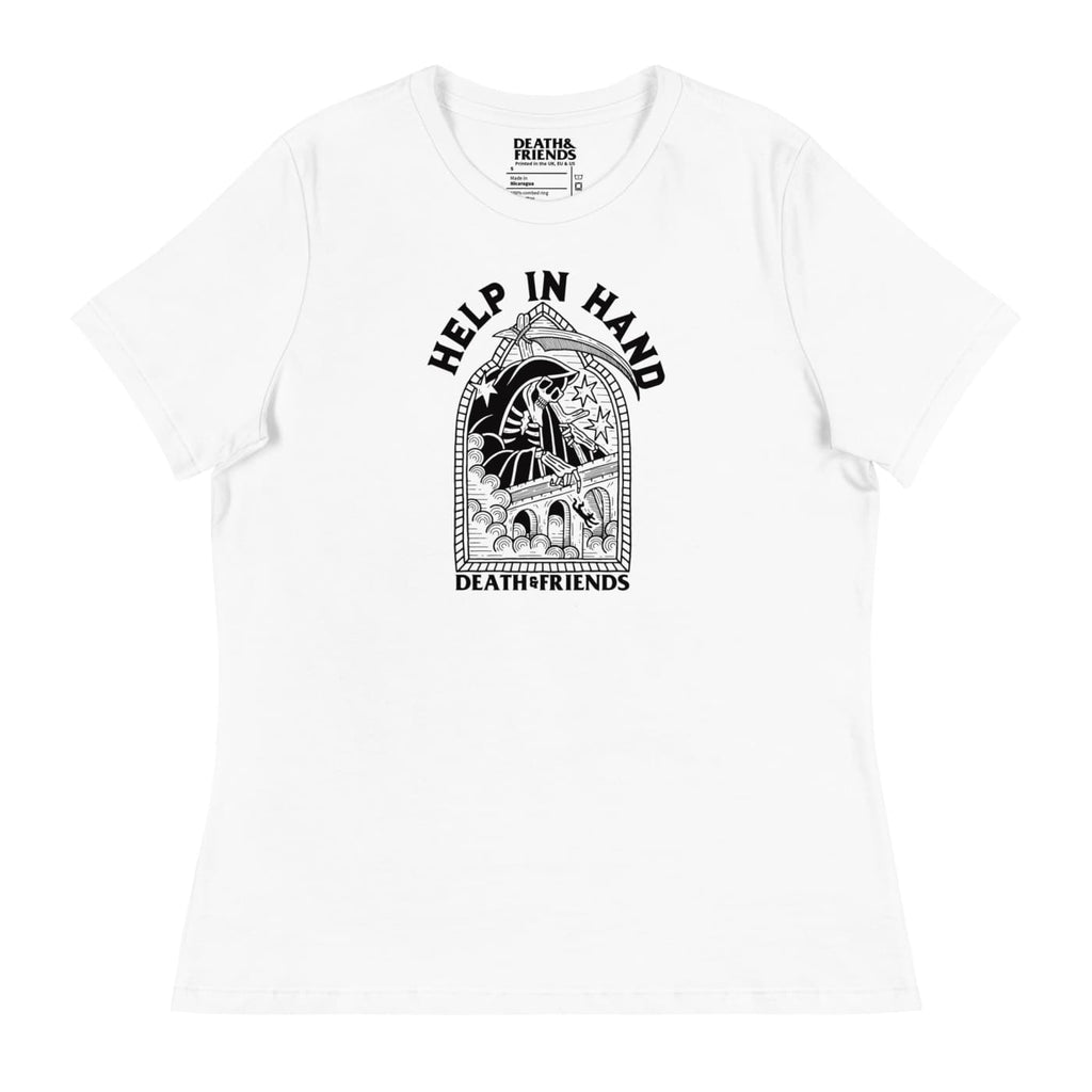 Women’s Help in Hand t - shirt - Death and Friends