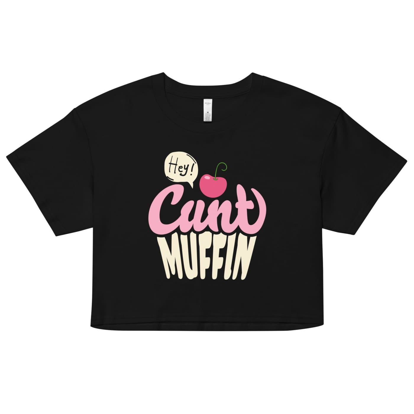 Women’s Hey Cuntmuffin crop top - Death and Friends