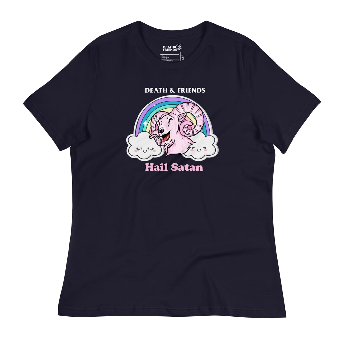 Women’s Kawaii Hail Satan T - shirt - Death and Friends