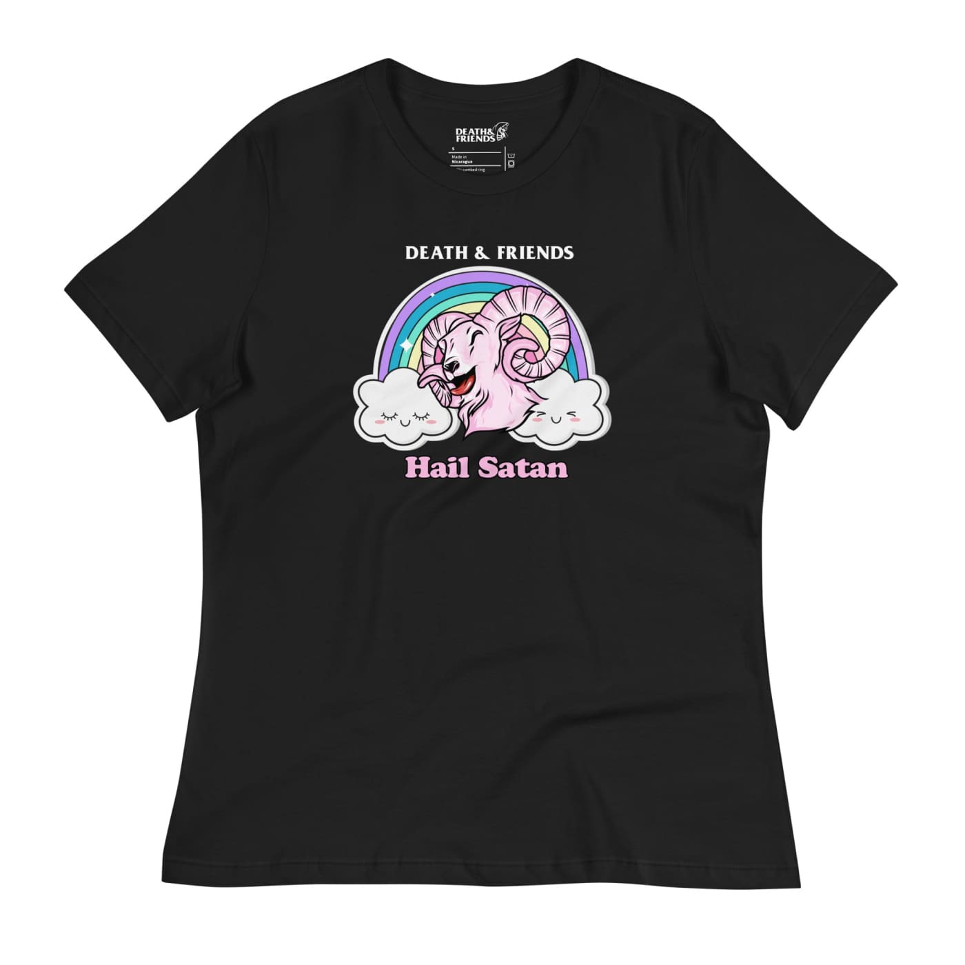 Women’s Kawaii Hail Satan T - shirt - Death and Friends