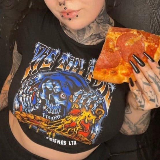 Women’s Limited Edition: Pie Till I Die Crop Tee shirt