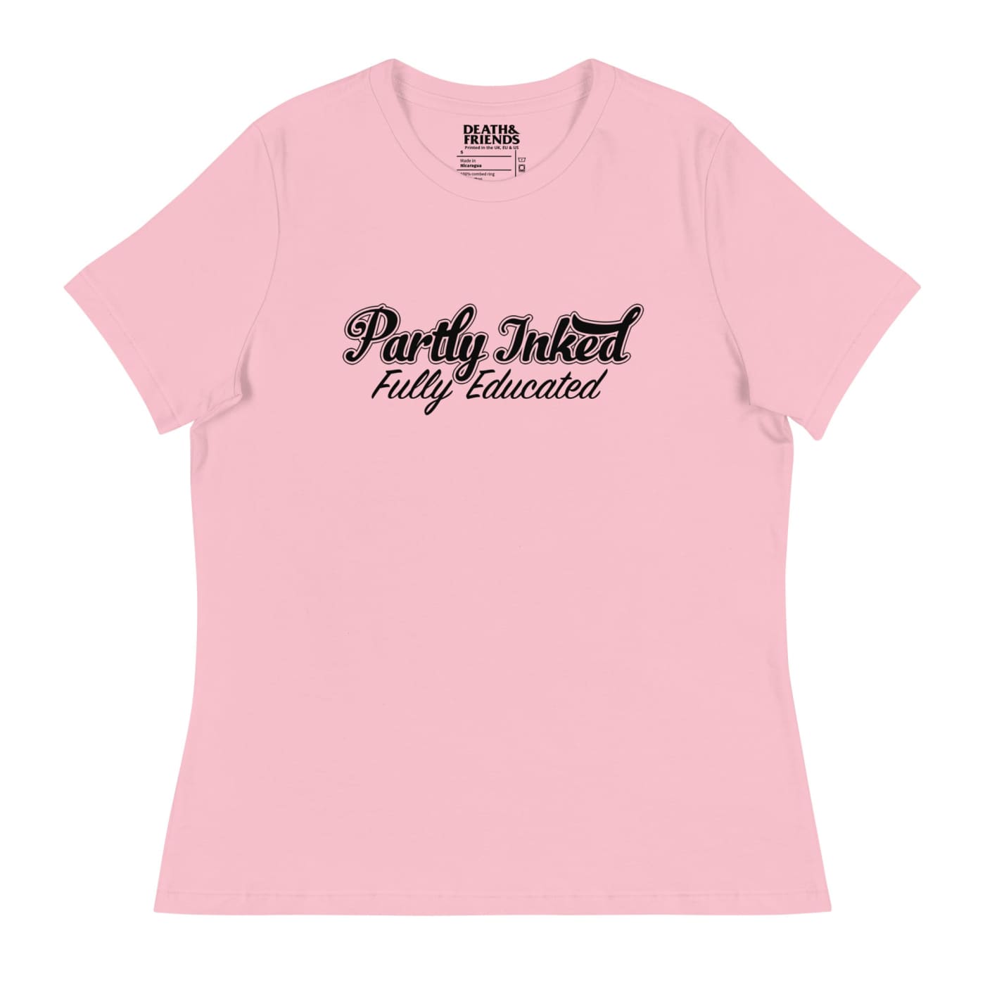 Women’s ’Partly Inked Fully Educated’ T - Shirt