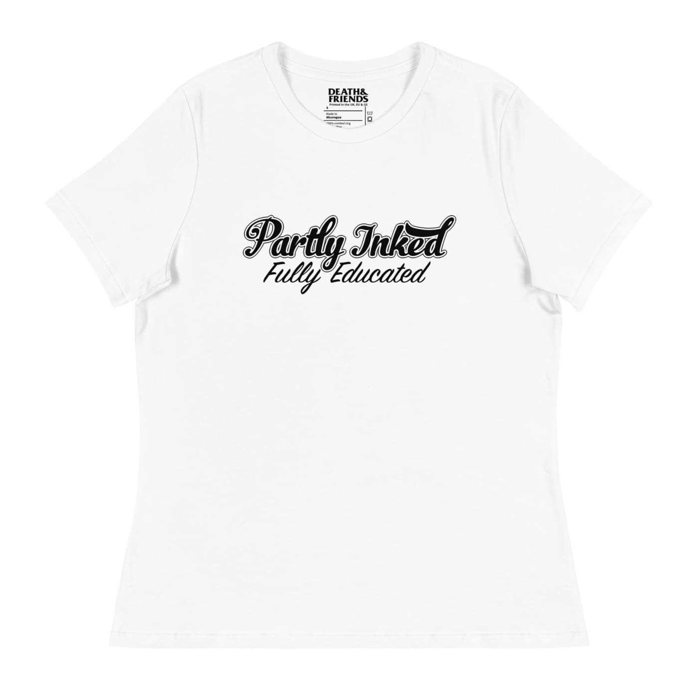 Women’s ’Partly Inked Fully Educated’ T - Shirt