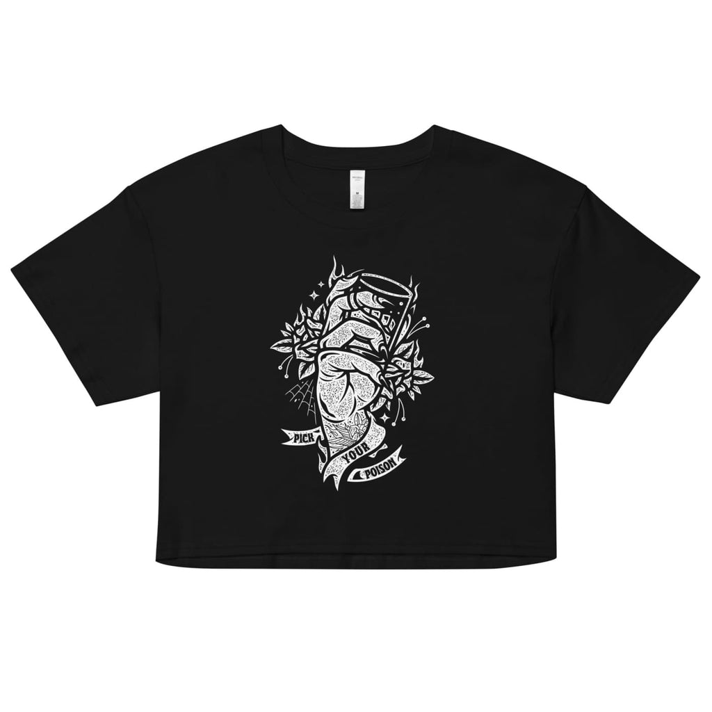 Women’s Pick Your Poison Crop Top - Death and Friends