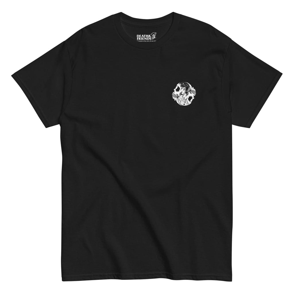Work Hard Play Hard T-shirt - Death and Friends - Black Low