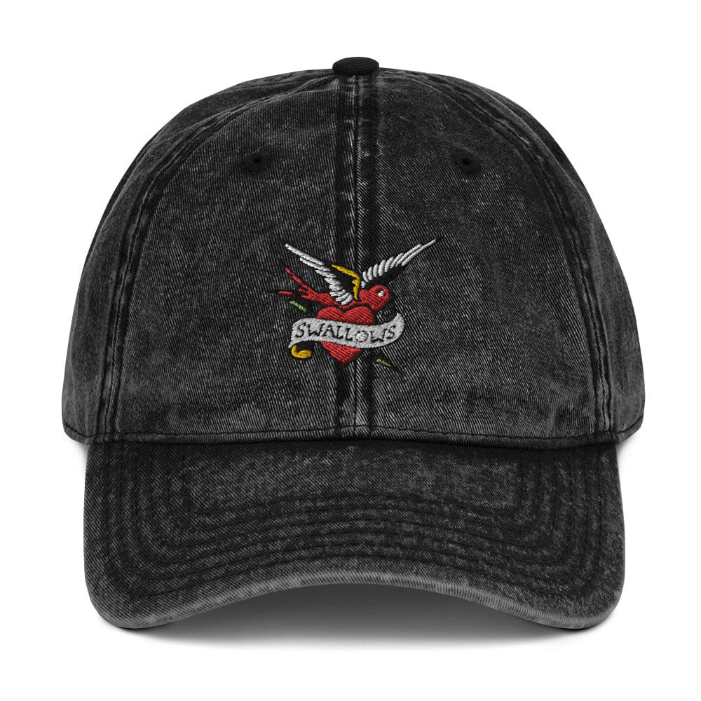 Vintage ’Swallows’ Tattoo Baseball Cap - Tattoo Hat