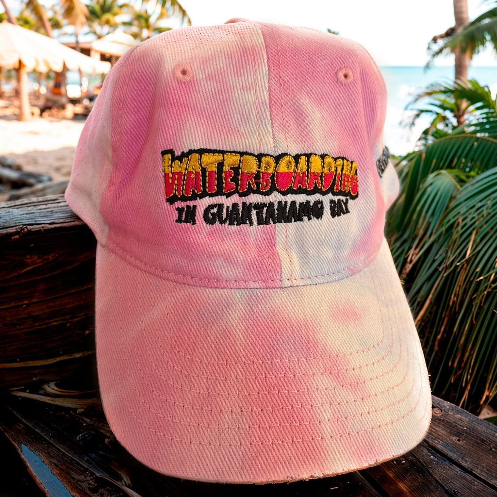 Waterboarding in Guantanamo Bay Tie dye hat - Anti-Torture
