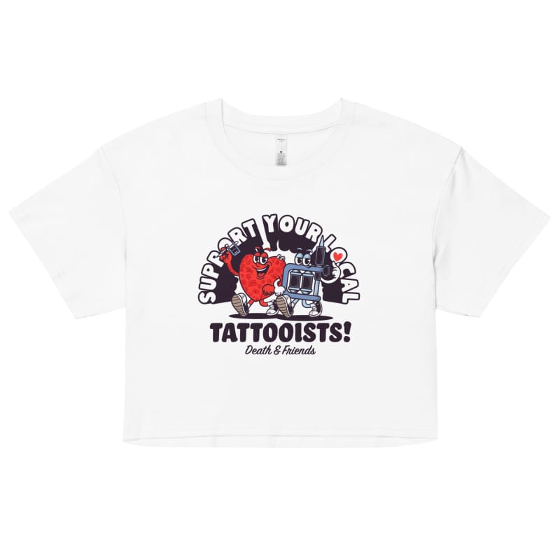 Women’s Support your Local Tattooists Crop Top - Tattoo