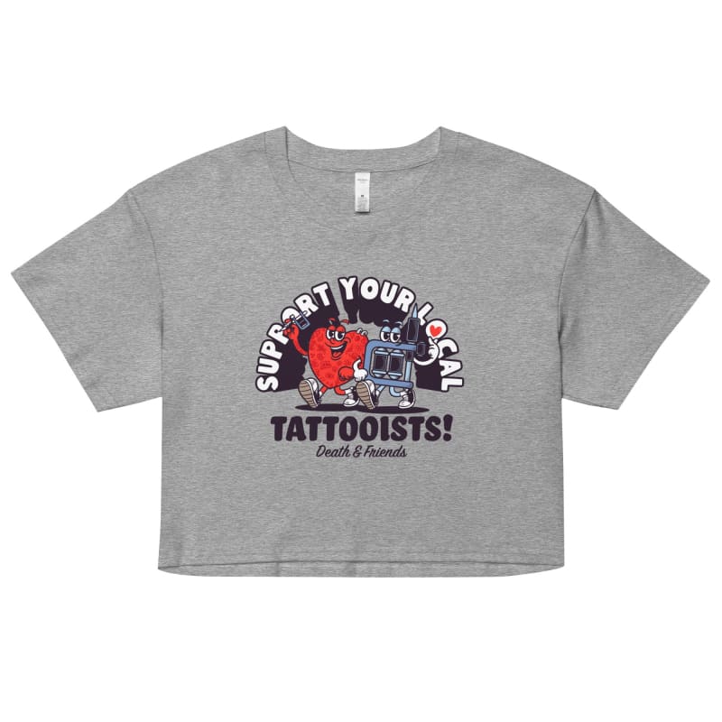 Women’s Support your Local Tattooists Crop Top - Tattoo