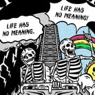 Life is Meaningless its just a Ride t-shirt - Death & Fiends