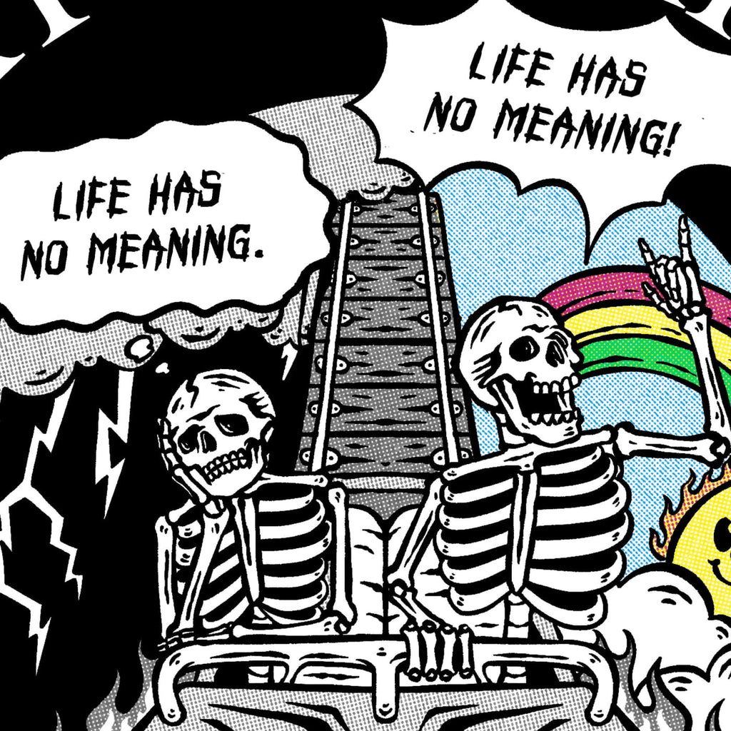 Life is Meaningless its just a Ride t-shirt - Death & Fiends