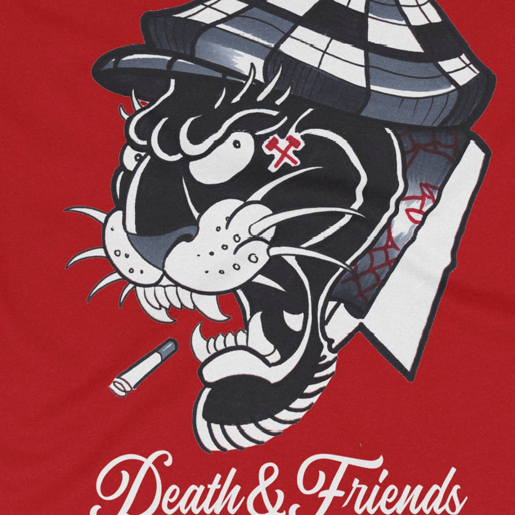 Punk Panther Ringer T-Shirt - Death & Friends Ltd - 
