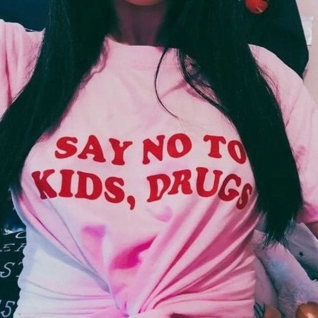 Say No to Kids Drugs T-Shirt - Death & Friends Ltd - 